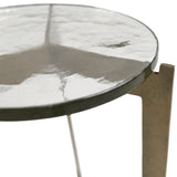 Gulzar Glass End Table