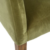 Holland Velvet Dining Chair W/ Fabric