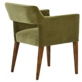 Holland Velvet Dining Chair W/ Fabric