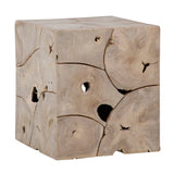 Lacan Teak Square Teak Side Table 2